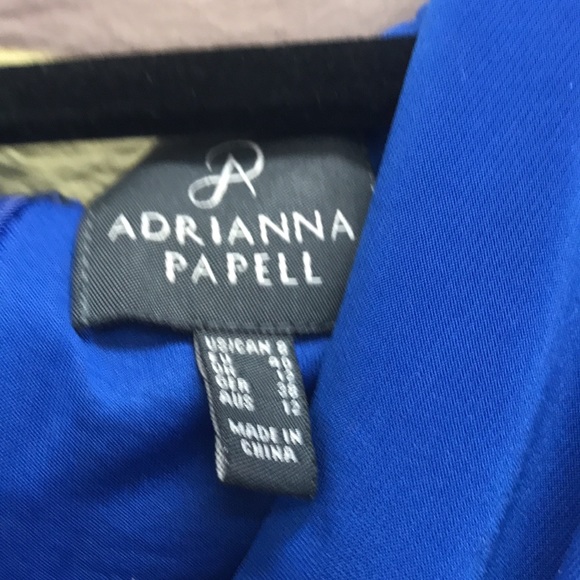 Andrianna Papell - Blue Dress - Size 8 - Picture 5 of 8